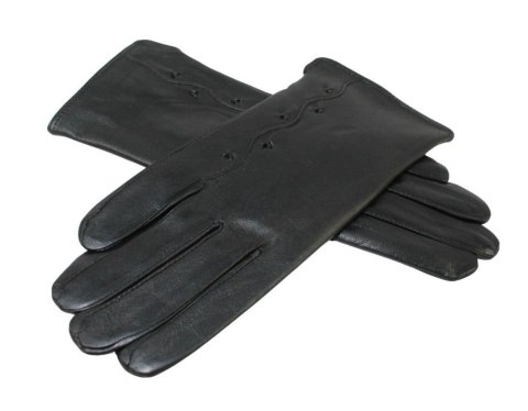 Skórzane Ocieplane Rękawiczki Damskie PolskaGalanteria.pl Ze Skóry Naturalnej Z Wzorkiem CZARNE Rozmiar 9 Skórzane Ocieplane Rękawiczki Damskie PolskaGalanteria.pl Ze Skóry Naturalnej Z Wzorkiem CZARNE Rozmiar 9