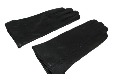 Skórzane Ocieplane Rękawiczki Damskie PolskaGalanteria.pl Ze Skóry Naturalnej Z Wzorkiem CZARNE Rozmiar 9 Skórzane Ocieplane Rękawiczki Damskie PolskaGalanteria.pl Ze Skóry Naturalnej Z Wzorkiem CZARNE Rozmiar 9