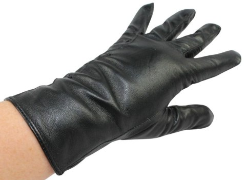 Skórzane Ocieplane Rękawiczki Damskie PolskaGalanteria.pl Ze Skóry Naturalnej Z Wzorkiem CZARNE Rozmiar 9 Skórzane Ocieplane Rękawiczki Damskie PolskaGalanteria.pl Ze Skóry Naturalnej Z Wzorkiem CZARNE Rozmiar 9