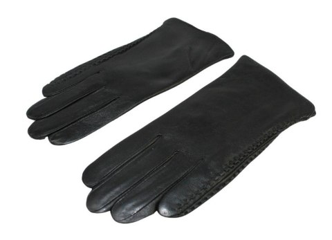 Skórzane Ocieplane Rękawiczki Damskie PolskaGalanteria.pl Ze Skóry Naturalnej Z Wzorkiem Podwójna Nitka CZARNE Rozmiar 7 1/2 Skórzane Ocieplane Rękawiczki Damskie PolskaGalanteria.pl Ze Skóry Naturalnej Z Wzorkiem Podwójna Nitka CZARNE Rozmiar 7 1/2