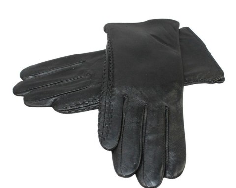 Skórzane Ocieplane Rękawiczki Damskie PolskaGalanteria.pl Ze Skóry Naturalnej Z Wzorkiem Podwójna Nitka CZARNE Rozmiar 8 1/2 Skórzane Ocieplane Rękawiczki Damskie PolskaGalanteria.pl Ze Skóry Naturalnej Z Wzorkiem Podwójna Nitka CZARNE Rozmiar 8 1/2