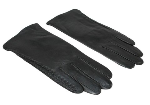 Skórzane Ocieplane Rękawiczki Damskie PolskaGalanteria.pl Ze Skóry Naturalnej Z Wzorkiem Podwójna Nitka CZARNE Rozmiar 8 1/2 Skórzane Ocieplane Rękawiczki Damskie PolskaGalanteria.pl Ze Skóry Naturalnej Z Wzorkiem Podwójna Nitka CZARNE Rozmiar 8 1/2