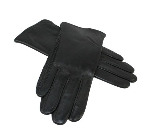 Skórzane Ocieplane Rękawiczki Damskie PolskaGalanteria.pl Ze Skóry Naturalnej Z Wzorkiem Podwójna Nitka CZARNE Rozmiar 8 1/2 Skórzane Ocieplane Rękawiczki Damskie PolskaGalanteria.pl Ze Skóry Naturalnej Z Wzorkiem Podwójna Nitka CZARNE Rozmiar 8 1/2