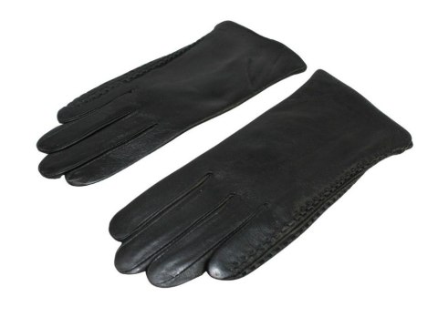 Skórzane Ocieplane Rękawiczki Damskie PolskaGalanteria.pl Ze Skóry Naturalnej Z Wzorkiem Podwójna Nitka CZARNE Rozmiar 8 1/2 Skórzane Ocieplane Rękawiczki Damskie PolskaGalanteria.pl Ze Skóry Naturalnej Z Wzorkiem Podwójna Nitka CZARNE Rozmiar 8 1/2