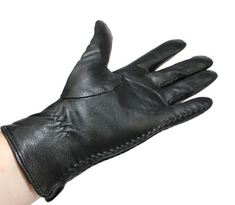 Skórzane Ocieplane Rękawiczki Damskie PolskaGalanteria.pl Ze Skóry Naturalnej Z Wzorkiem Podwójna Nitka CZARNE Rozmiar 8 1/2 Skórzane Ocieplane Rękawiczki Damskie PolskaGalanteria.pl Ze Skóry Naturalnej Z Wzorkiem Podwójna Nitka CZARNE Rozmiar 8 1/2