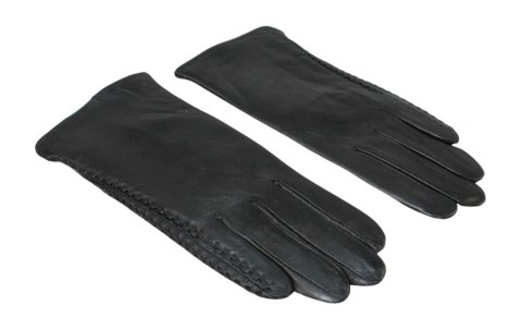 Skórzane Ocieplane Rękawiczki Damskie PolskaGalanteria.pl Ze Skóry Naturalnej Z Wzorkiem Podwójna Nitka CZARNE Rozmiar 8 Skórzane Ocieplane Rękawiczki Damskie PolskaGalanteria.pl Ze Skóry Naturalnej Z Wzorkiem Podwójna Nitka CZARNE Rozmiar 8