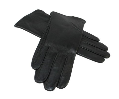 Skórzane Ocieplane Rękawiczki Damskie PolskaGalanteria.pl Ze Skóry Naturalnej Z Wzorkiem Podwójna Nitka CZARNE Rozmiar 8 Skórzane Ocieplane Rękawiczki Damskie PolskaGalanteria.pl Ze Skóry Naturalnej Z Wzorkiem Podwójna Nitka CZARNE Rozmiar 8