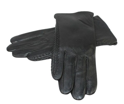 Skórzane Ocieplane Rękawiczki Damskie PolskaGalanteria.pl Ze Skóry Naturalnej Z Wzorkiem Podwójna Nitka CZARNE Rozmiar 9 Skórzane Ocieplane Rękawiczki Damskie PolskaGalanteria.pl Ze Skóry Naturalnej Z Wzorkiem Podwójna Nitka CZARNE Rozmiar 9