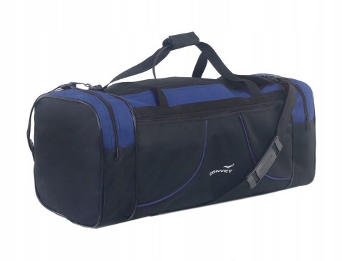 Torba Podróżna Średnia CONVEY (PL) CZARNO GRANATOWA 62 x 24 x 24 [cm]