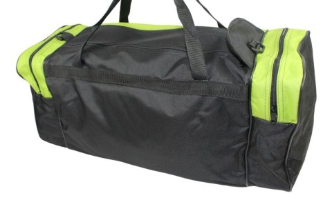 Torba Podróżna Średnia CONVEY (PL) CZARNO ZIELONA 62 x 24 x 24 [cm]