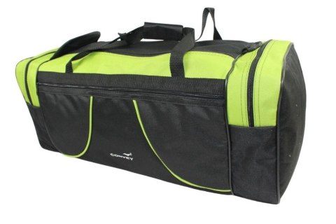 Torba Podróżna Średnia CONVEY (PL) CZARNO ZIELONA 62 x 24 x 24 [cm]
