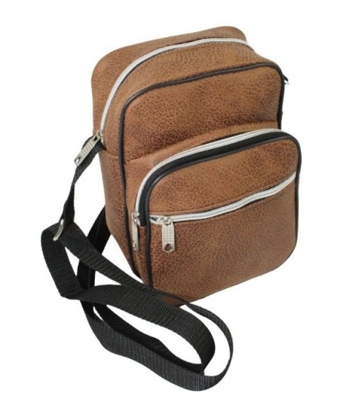 Torba/Saszetka Średnia Na Ramię WACEK MAŁY Antoszczyk (PL) Pionowa DeLuxe BRĄZOWA 22 x 15,5 x 10 [cm]