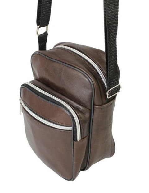 Torba/Saszetka Średnia Na Ramię WACEK MAŁY Antoszczyk (PL) Pionowa DeLuxe CZEKOLADOWA 22 x 15,5 x 10 [cm]