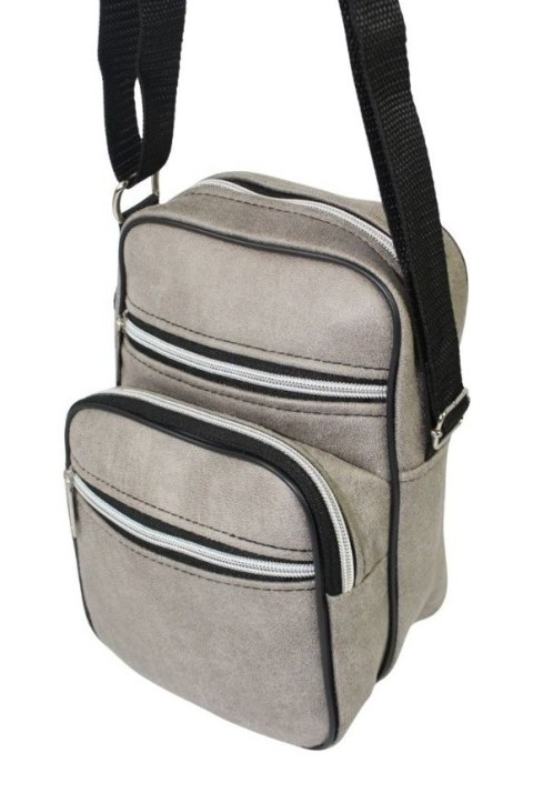 Torba/Saszetka Średnia Na Ramię WACEK MAŁY Antoszczyk (PL) Pionowa DeLuxe GOŁĘBIA 22 x 15,5 x 10 [cm]