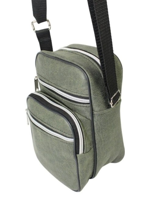 Torba/Saszetka Średnia Na Ramię WACEK MAŁY Antoszczyk (PL) Pionowa DeLuxe OLIWKOWA 22 x 15,5 x 10 [cm]