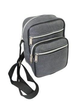 Torba/Saszetka Średnia Na Ramię WACEK MAŁY Antoszczyk (PL) Pionowa DeLuxe POPIELATA 22 x 15,5 x 10 [cm]