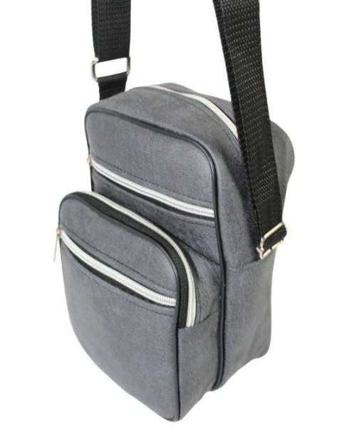 Torba/Saszetka Średnia Na Ramię WACEK MAŁY Antoszczyk (PL) Pionowa DeLuxe POPIELATA 22 x 15,5 x 10 [cm]