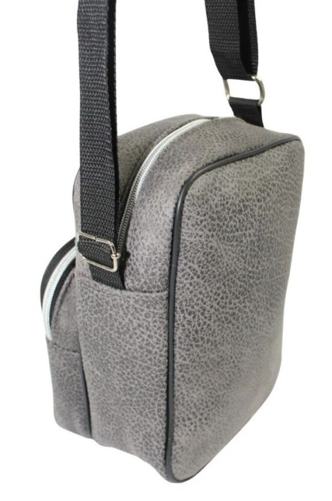 Torba/Saszetka Średnia Na Ramię WACEK MAŁY Antoszczyk (PL) Pionowa DeLuxe POPIELATA 22 x 15,5 x 10 [cm]