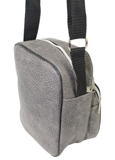 Torba/Saszetka Średnia Na Ramię WACEK MAŁY Antoszczyk (PL) Pionowa DeLuxe POPIELATA 22 x 15,5 x 10 [cm]