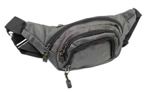 Materiałowa Pojemna Saszetka Do Paska Biodrówka Nerka PolskaGalanteria 7011 30 x 14 x 8 [cm]