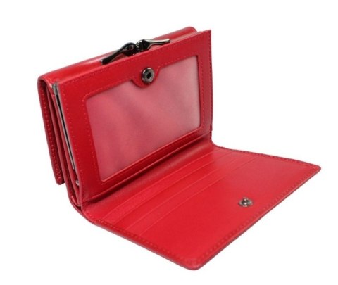 Portfel Damski Skórzany VERMARI Klamra Skóra Naturalna Z Klapką 47009 10 x 3 x 12,5 [cm]