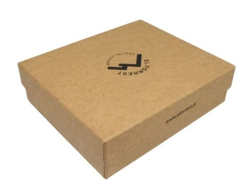 Portfel Męski Skórzany EL FORREST Mały Skóra Bydlęca Poziomy Z Zapinką Jedno Skrzydełko 851 08 RFID BRĄZOWY 11 x 8 x 2 [cm]