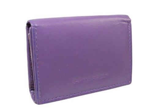 Portfel Skórzany Peterson Skóra Licowa Mały Poziomy - Sakiewka PTN-86 9 x 7 x 2 [cm] 