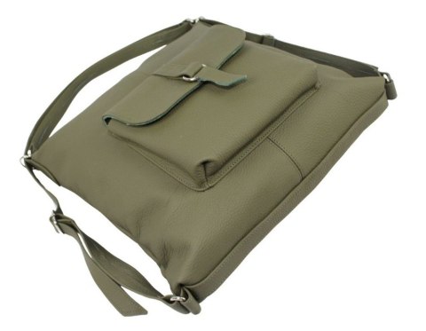 Praktyczny Plecak Skórzany Torebka 2 w 1 MAGRE (PL) AMELIA Skóra Naturalna Licowa OLIWKOWY Praktyczny Plecak Skórzany Torebka 2 w 1 MAGRE (PL) AMELIA Skóra Naturalna Licowa OLIWKOWY